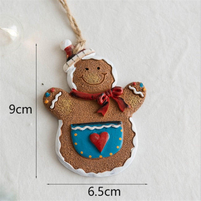 Christmas Gingerbread Man Pendant Christmas Ornaments