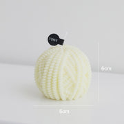 Creative Handmade Big Wool Ball Candle
