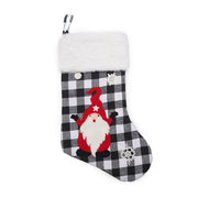 Fireplace Decoration Christmas Stockings With Santa and Star Sticker on It - Christmas Trees USA