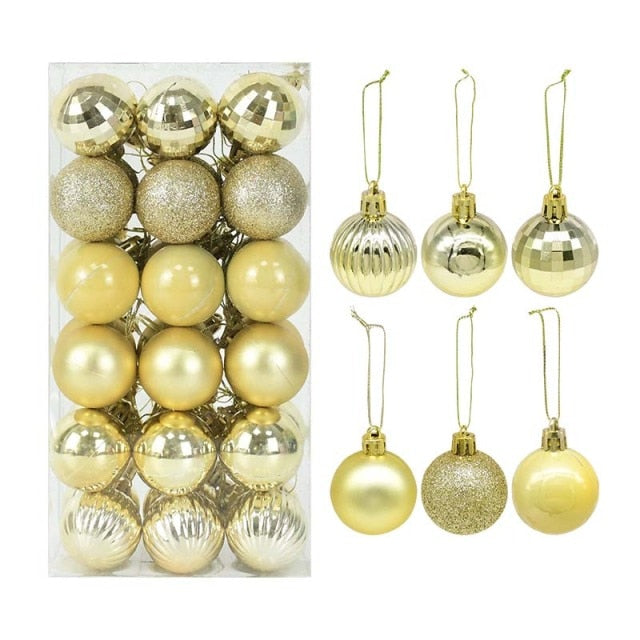 Plastic Christmas Ornament Balls