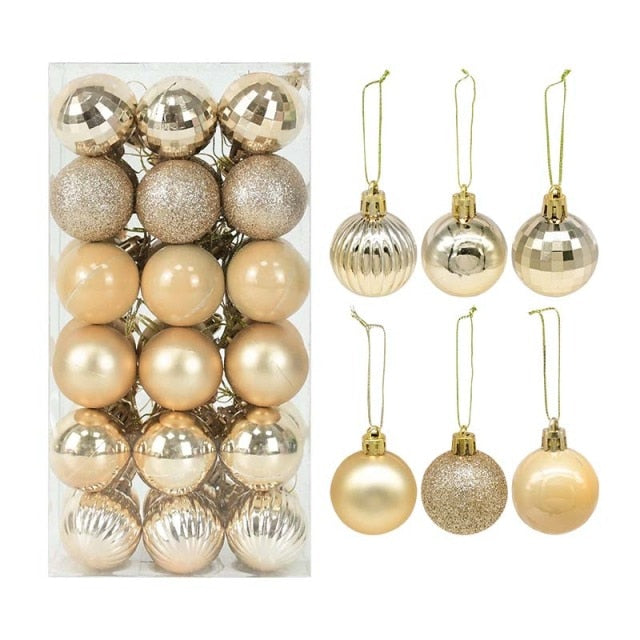Plastic Christmas Ornament Balls
