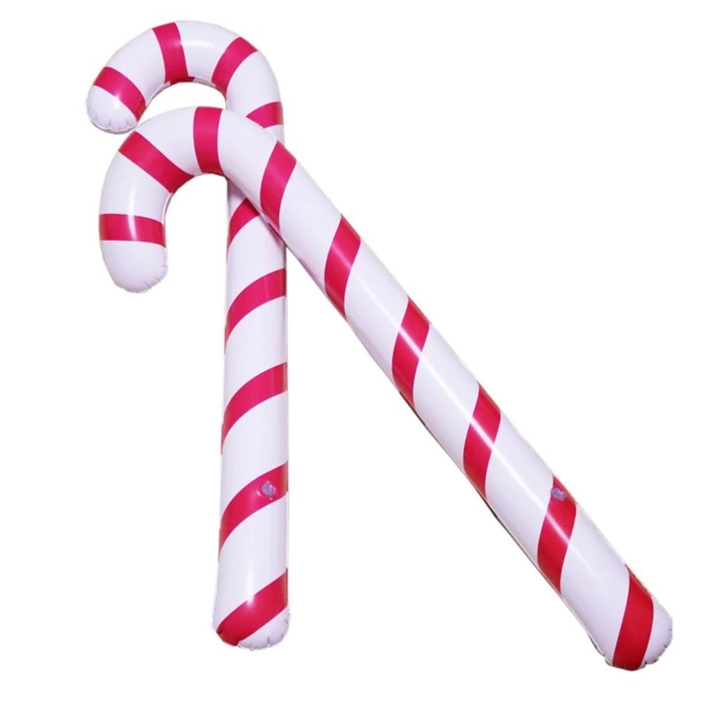 Inflatable Christmas Canes Lollipop Balloon Merry Christmas Decoration