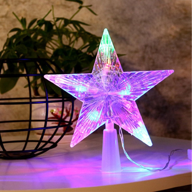 Christmas Tree Top Star Lights - Christmas Trees USA