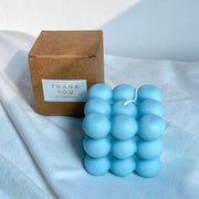 Cute Soy Wax Bubble Cube Candle
