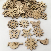Wooden Xmas Tree Hanging Ornament