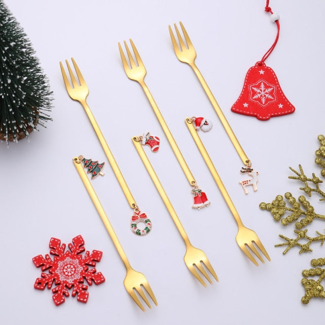 Merry Christmas Spoons