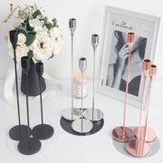 Ins Luxury Metal Candle Holders Candlestick Christmas Table Decor