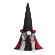 Halloween Handmade Tomte Toy Swedish Gnomes Ornaments with Witch Cloak Hat