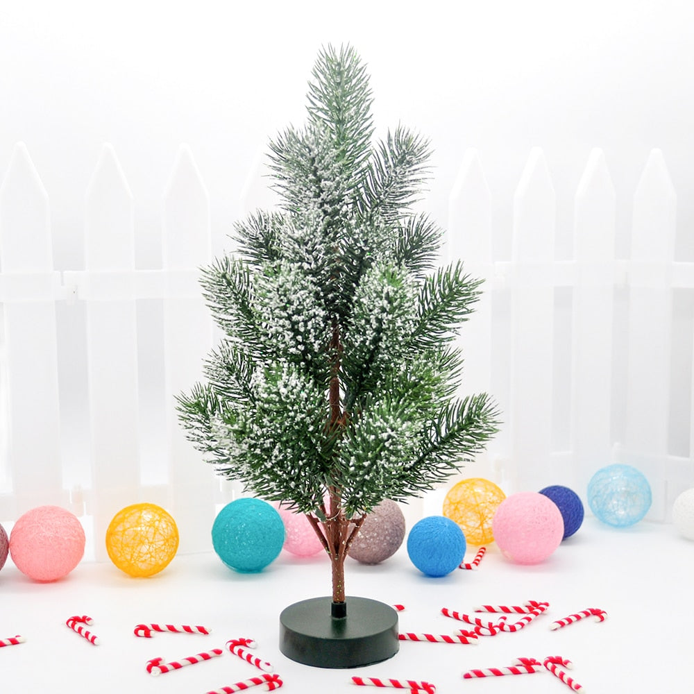 hiny Mini Artificial Christmas Tree Desktop Immortal Decoration