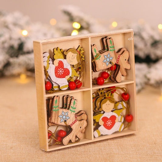 Christmas Tree Craft Wooden Ornaments