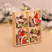 Christmas Tree Craft Wooden Ornaments