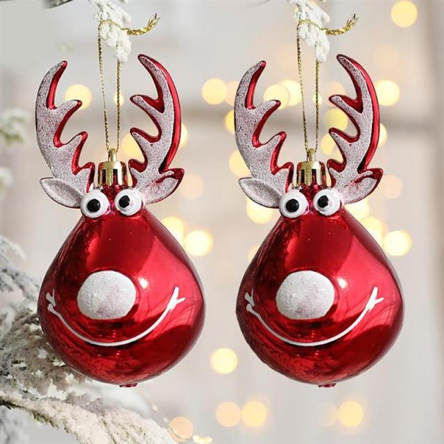 Reindeer Christmas Balls Ornaments