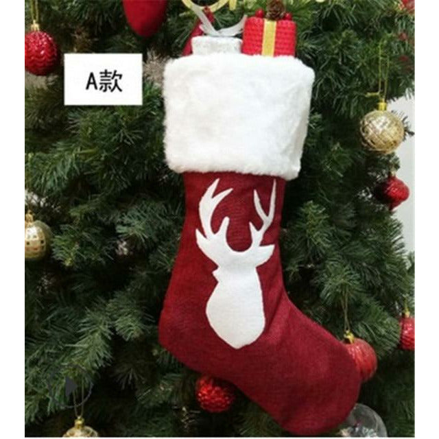 4 Style Christmas Stockings - Christmas Trees USA
