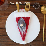 Christmas Placemats Non Slip Heat-Resistant Table Mats Forest Man Xmas
