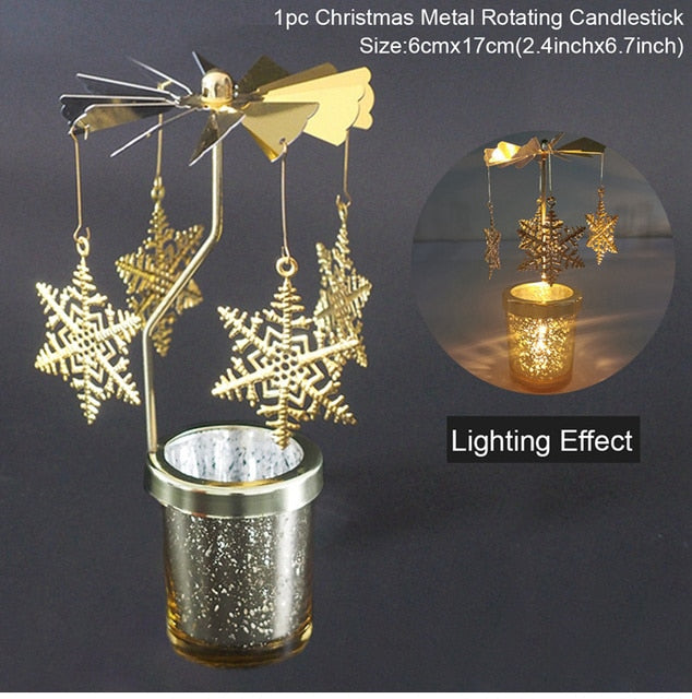 Christmas Rotary Candle Holder Ornament