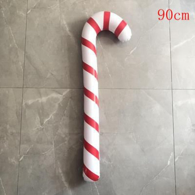 Christmas Decoration Inflatable Canes Lollipop Balloon