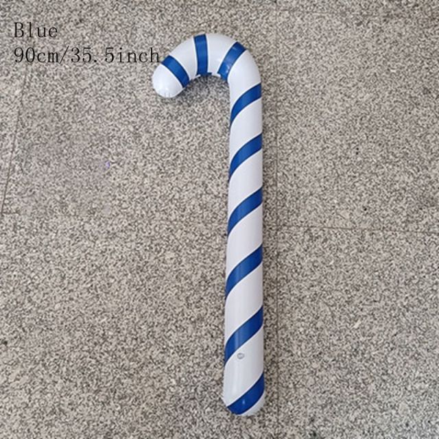 Christmas Decoration Inflatable Canes Lollipop Balloon