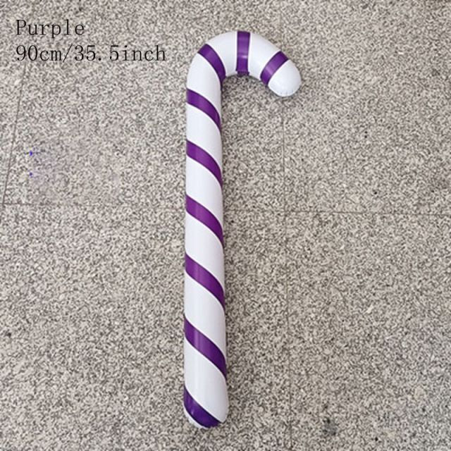 Christmas Decoration Inflatable Canes Lollipop Balloon