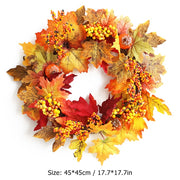 30-45cm Autumn Themed Wreath Christmas Decor - Christmas Trees USA