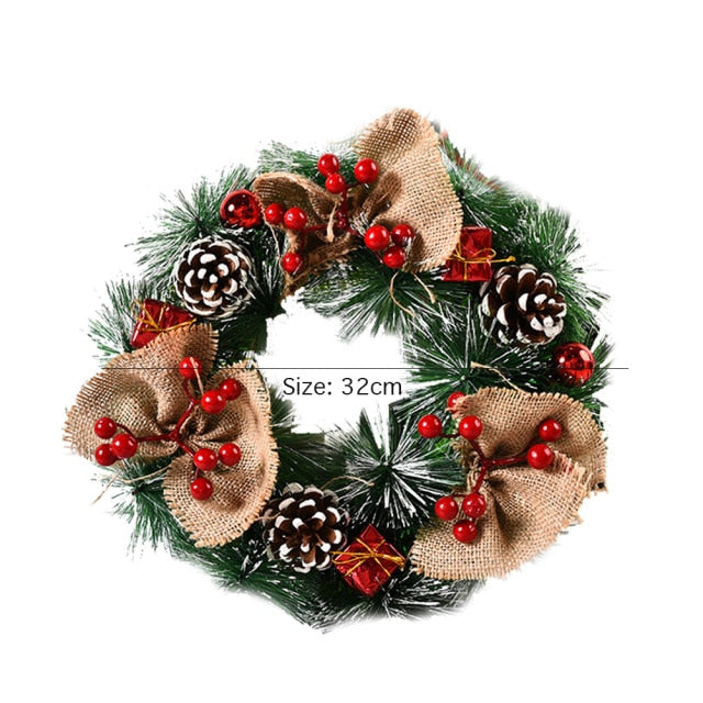 30-45cm Autumn Themed Wreath Christmas Decor - Christmas Trees USA