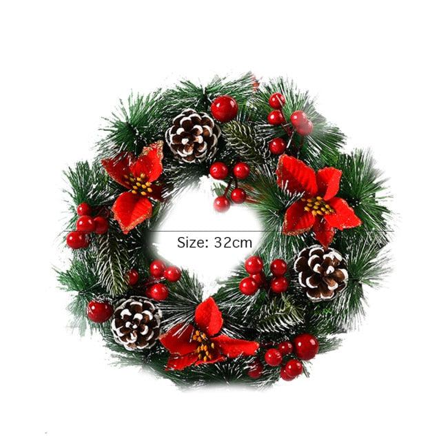 30-45cm Autumn Themed Wreath Christmas Decor - Christmas Trees USA
