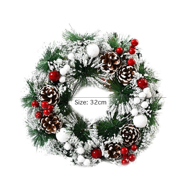 30-45cm Autumn Themed Wreath Christmas Decor - Christmas Trees USA