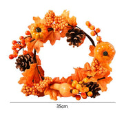 30-45cm Autumn Themed Wreath Christmas Decor - Christmas Trees USA