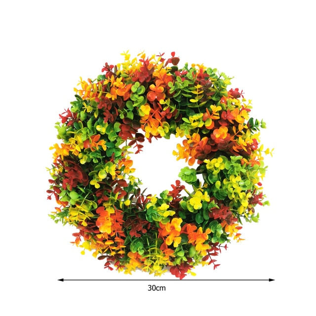 30-45cm Autumn Themed Wreath Christmas Decor - Christmas Trees USA