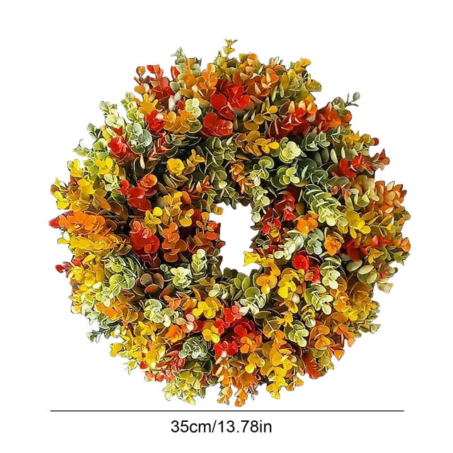 30-45cm Autumn Themed Wreath Christmas Decor - Christmas Trees USA