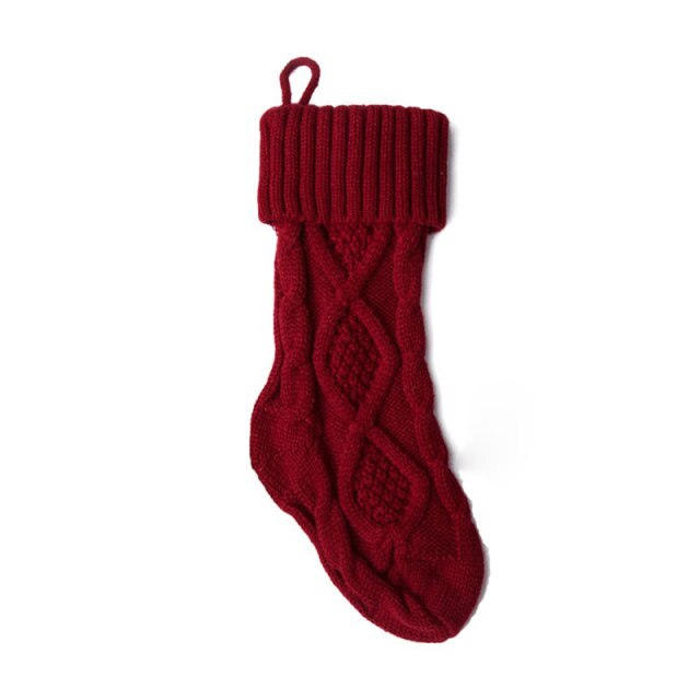 Christmas Knitted Stockings - Christmas Trees USA