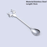 Navidad Merry Christmas Elk Tree Spoons