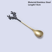 Navidad Merry Christmas Elk Tree Spoons