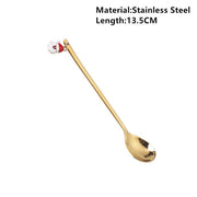 Navidad Merry Christmas Elk Tree Spoons