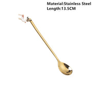 Navidad Merry Christmas Elk Tree Spoons
