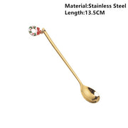Navidad Merry Christmas Elk Tree Spoons