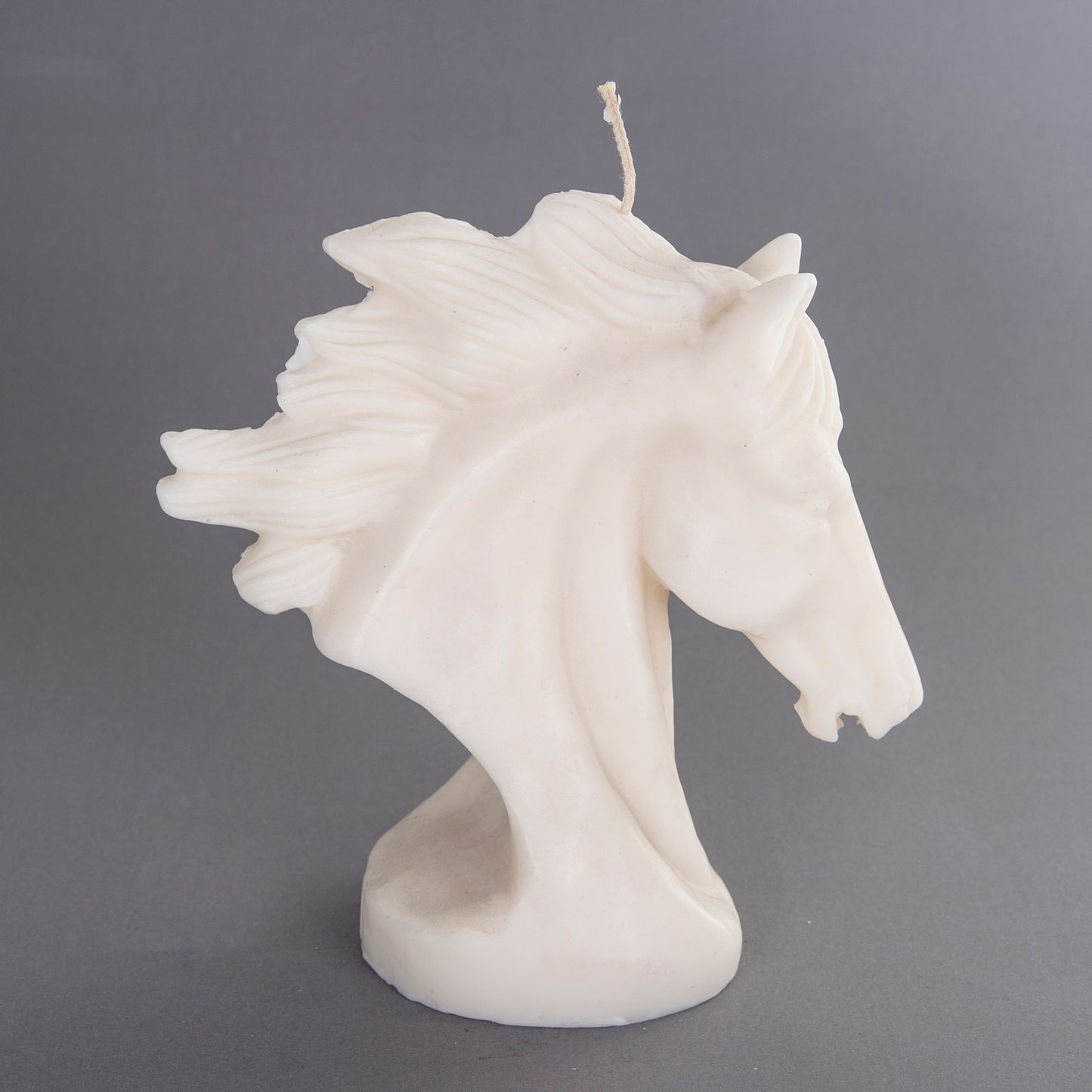 Veramaya Decorative Horse Effigy Candle White 19 Cm