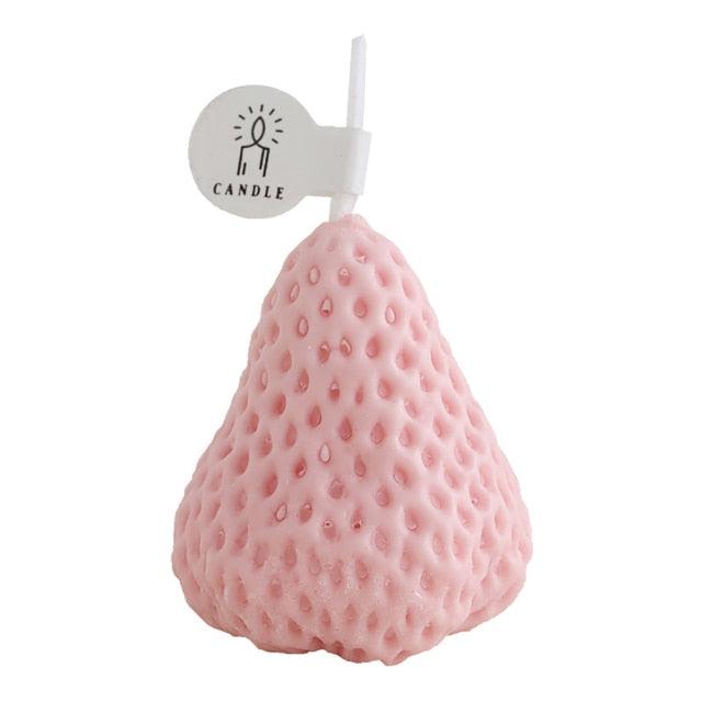 Decorative Aromatic Strawberry Candles