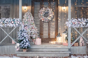 Christmas Trees Lights Photography Backdrops - Christmas Trees USA