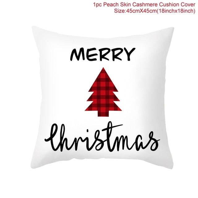 Christmas Themed Colorful Pillowcase