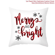 Christmas Themed Colorful Pillowcase