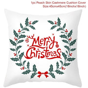 Christmas Themed Colorful Pillowcase