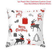 Christmas Themed Colorful Pillowcase