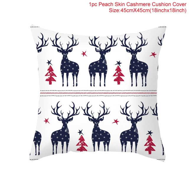 Christmas Themed Colorful Pillowcase