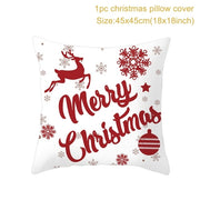 Christmas Themed Colorful Pillowcase