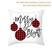 Christmas Themed Colorful Pillowcase