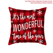 Christmas Themed Colorful Pillowcase