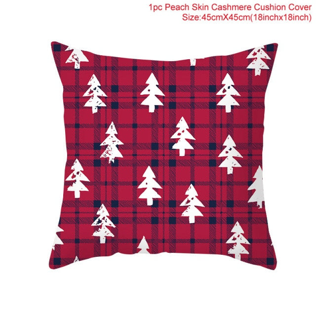 Christmas Themed Colorful Pillowcase