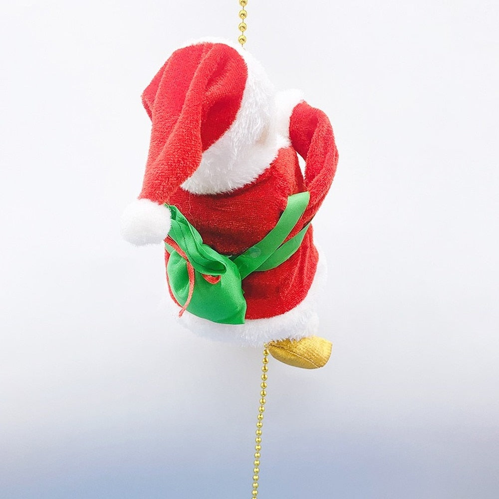 Electric Climbing Ladder Santa Claus