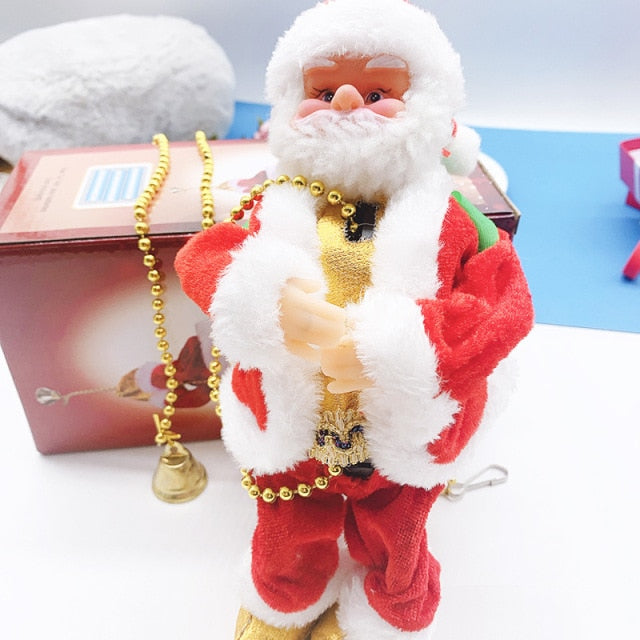 Electric Climbing Ladder Santa Claus