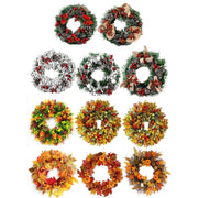 30-45cm Autumn Themed Wreath Christmas Decor - Christmas Trees USA